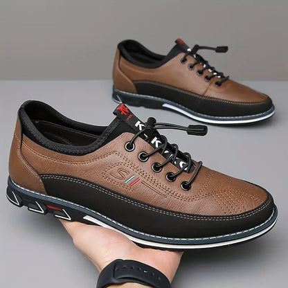 Jake - Ergonomic Leather Shoes with Adjustable Lace